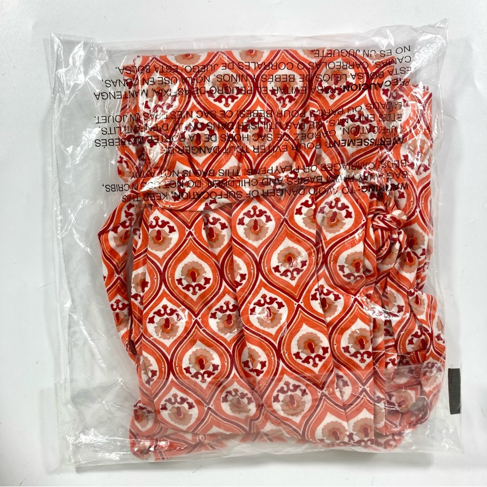 *SOLD* Boden Knot Detail Jersey Mini Dress Geo Cascade Size 2 - Picture 8 of 12